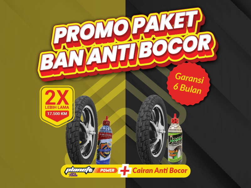 Beli Ban Tubeless + Cairan Anti Bocor Mulai Rp 299 Ribu