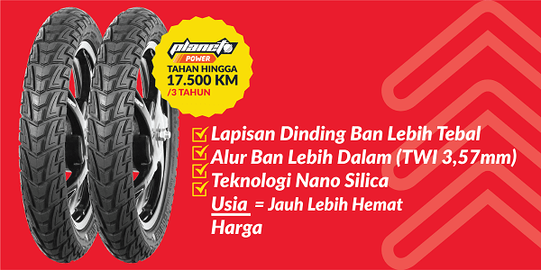 Planeto Power: Ban Motor 2x Lebih Lama dan Awet, Masa Pakai Hingga 3 Tahun