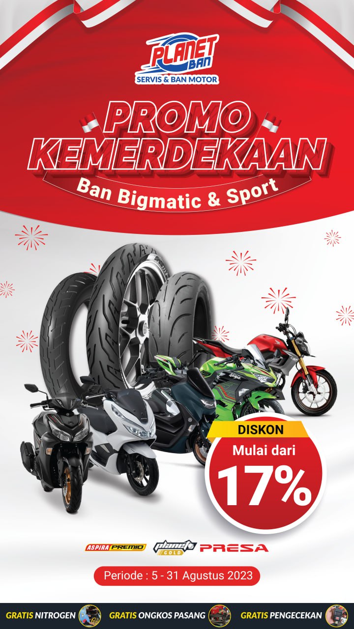 Promo Kemerdekaan Ban Big Matic & Sport