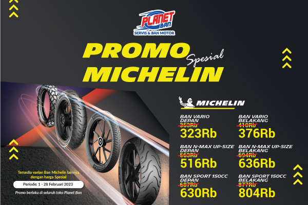 Promo Special Ban Michelin di Planet Ban