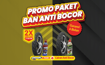 Beli Ban Tubeless + Cairan Anti Bocor Mulai Rp 299 Ribu