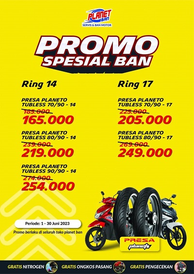 Promo Khusus Ban Presa Planeto di Planet Ban