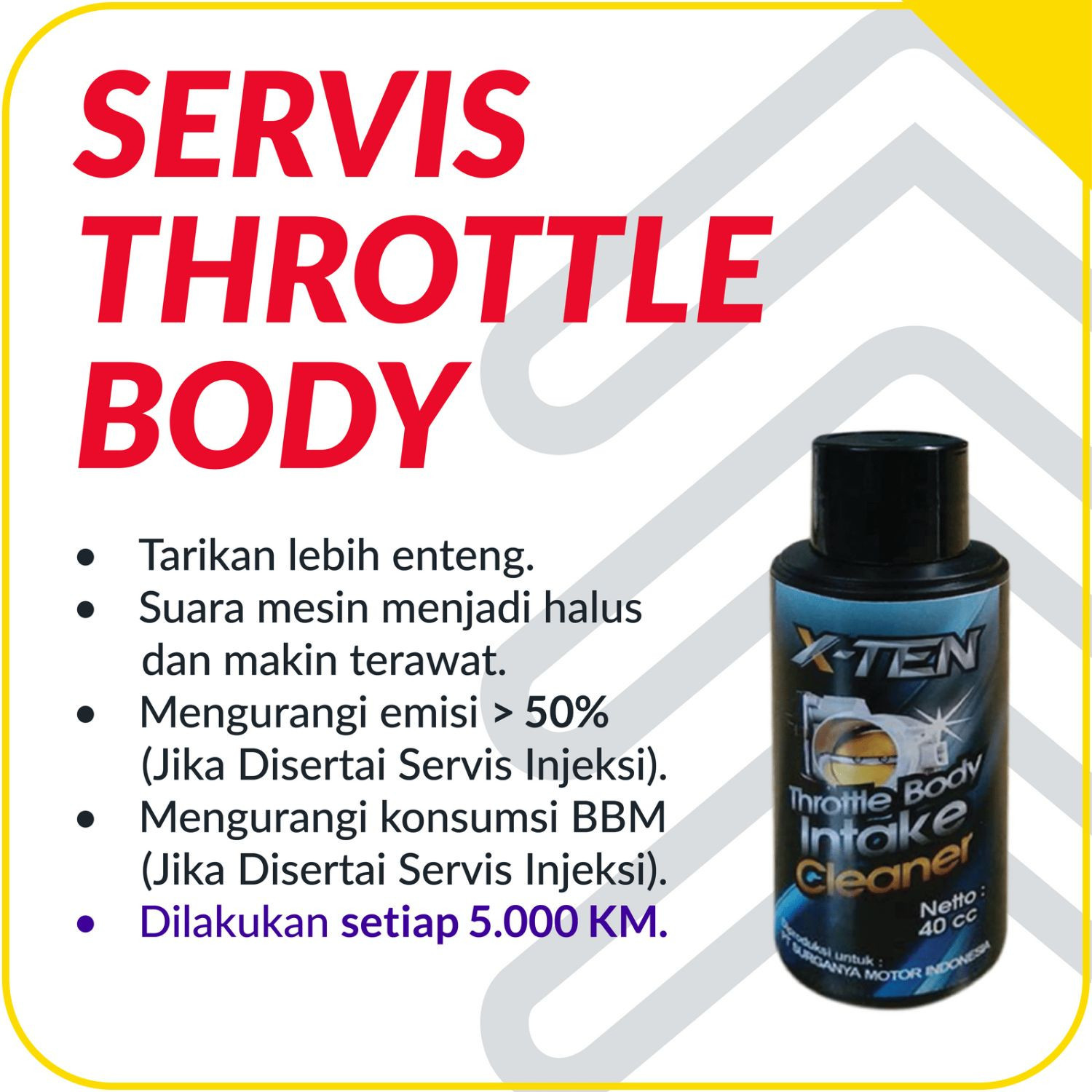 CAIRAN X-TEN THROTTLE BODY INTAKE CLEANER