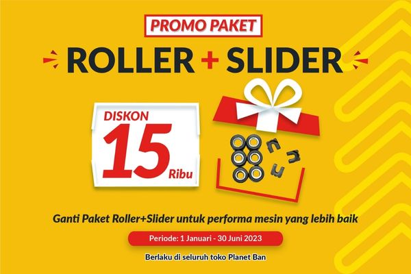 Promo Paket Roller dan Slider