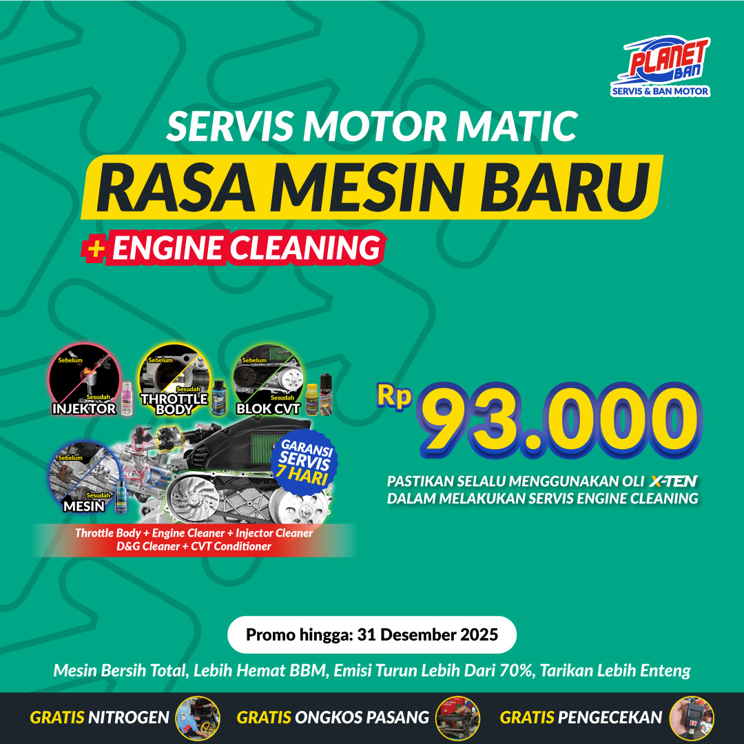 Servis Rasa Mesin Baru Motor Matic