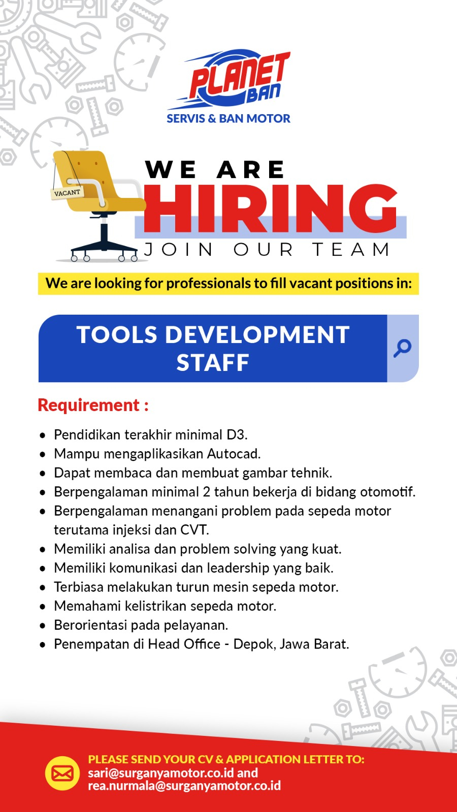 Tools Development Staff