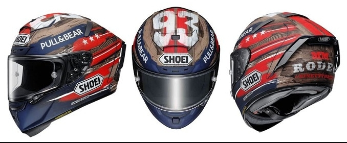 Helm Shoei X-14 Marquez America TC2 - Helm Termahal di Dunia