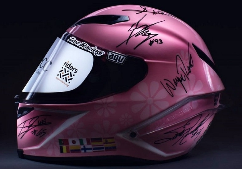 Helm hasil Lelang AECC dan Riders For Health - Helm Termahal di Dunia - Planet Ban