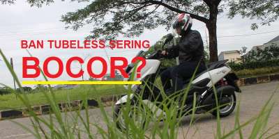 Penyebab Ban Motor Tubeless Sering Bocor Halus