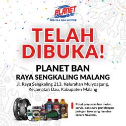 Promo Grand Opening Planet Ban Raya Sengkaling Malang