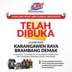 Promo Grand Opening Planet Ban Karangawen Raya Brambang Demak