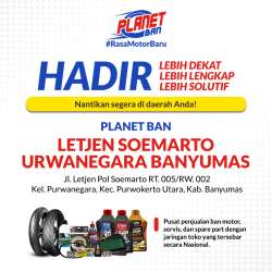 Promo Grand Opening Planet Ban Letjen Soemarto Purwanegara Banyumas