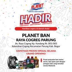 Promo Grand Opening Planet Ban Raya Cogreg Parung