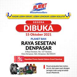 Promo Grand Opening Planet Ban Raya Sesetan Denpasar