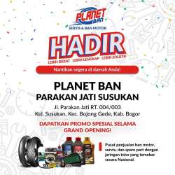 Promo Grand Opening Planet Ban Parakan Jati Susukan