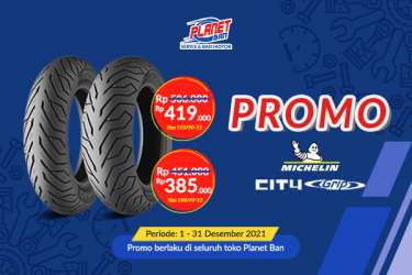 Promo Ban Motor Michelin City Grip Khusus Honda All New Scoopy