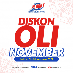 Promo Diskon Oli November 26-30 November 2021!