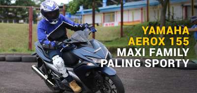 Yamaha Aerox 155: Anggota Maxi Family Paling Sporty!