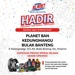 Promo Grand Opening Planet Ban Kedungmangu Bulak Banteng