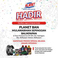 Promo Grand Opening Planet Ban Mulawarman Sepinggan Balikpapan