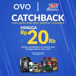 Dapatkan OVO CATCHBACK Di Planet Ban!