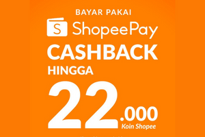 Bayar Pakai ShopeePay, Dapat Cashback Sampai 22.000 Koin Shopee!