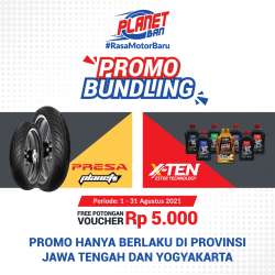 Promo Bundling Ban Presa Planeto & Oli X-Ten Khusus Jawa Tengah dan Yogyakarta