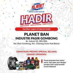 Promo Grand Opening Planet Ban Industri Pasir Gombong