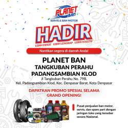 Promo Grand Opening Planet Ban Tangkuban Perahu Padangsambian Klod