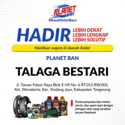 Promo Grand Opening Planet Ban Telaga Bestari