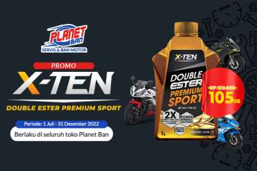 X-Ten Double Ester Sport Hanya 100 Ribu!
